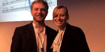 ACH-Studierende Lukas Welzel und Noemi Welsch
