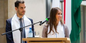 Sprecher des 5. Jahrgangs: dr. Jonas Ali u. dr. Hanna Agena