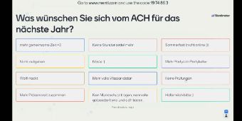 Weihnachtsfeier am ACH