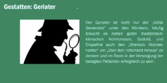 27. Ringvorlesung am ACH Geriatrie
