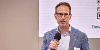 Daniel Steiners bei Symposium Medizinstudium Next Gen Medicine AMS Roche