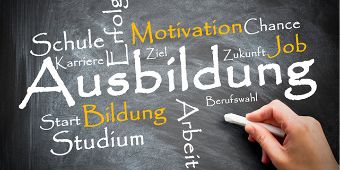Bild: Wortwolke Ausbildung