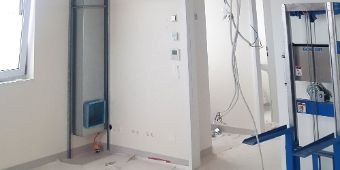 Noch wird der OP-Saal erweitert und modernisiert