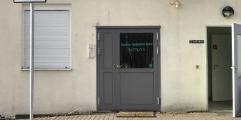 Eingang Asklepios Corona Test Zentrum Hamburg Nord von MEDILYS