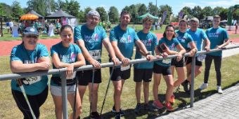 Das Team der Asklepios Klinik Lindenlohe beim Charity-Lauf.