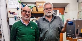 Dr. Marco Strauch und Max Schreiner