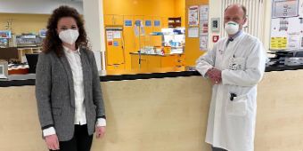 Jana Humrich und Professor Dr. Heiko Graichen 