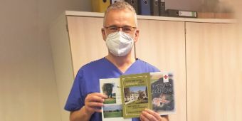 Thomas Kastner auf den Spuren der Klinik-Geschichte 