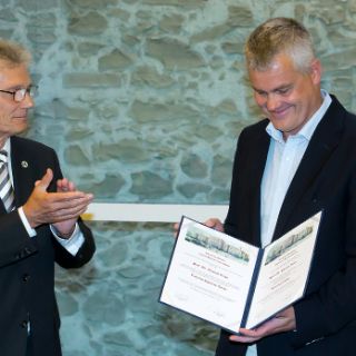 Verleihung der Honorarprofessor an Hon. Prof. Dr. Verse