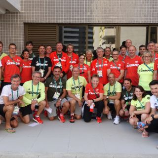 Sportarzt Michael Ehnert und Mannschaft