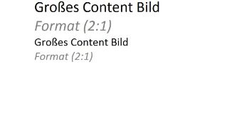 Bild: Großes Content Bild