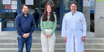 Steffen König, Christina Schäffer und Dr. Christian Glöckner