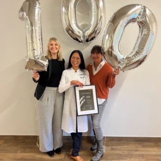 Frau Martina Zang (Medartis), Frau Dr. Vanilla Nguyen, Frau Christa Daffner (Leitung OP-Pflege)